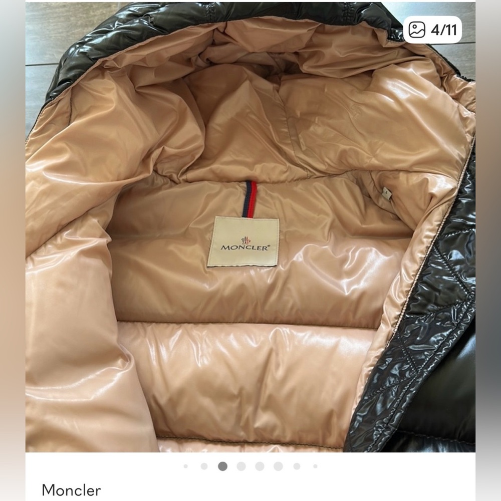 Pristine Moncler Liriope Giubbotto Down Jacket Pink Interior - Picture 12 of 14